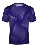 Badger Sportswear 4213 Warp T-Shirt in Purple