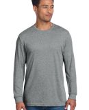 Next Level Apparel 6211 CVC Long Sleeve T-Shirt in Dark heather grey