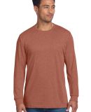 Next Level Apparel 6211 CVC Long Sleeve T-Shirt in Heather redwood