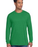 Next Level Apparel 6211 CVC Long Sleeve T-Shirt in Kelly green