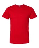 LA T 6901 Unisex Fine Jersey T-Shirt in Red
