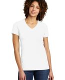 Allmade AL2018     Women's Tri-Blend V-Neck Tee in Brtwhite