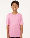 Allpro 48000Y Pro-Lock Youth Performance T-Shirt in Light pink
