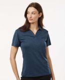 Allpro 4HM00L Women's Performance Mélange Polo in Navy melange