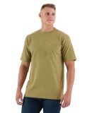 Berne Apparel BSM16T Tall Heavyweight Pocket T-Shi in Light olive
