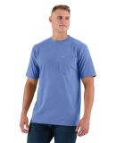 Berne Apparel BSM16T Tall Heavyweight Pocket T-Shi in Royal blue