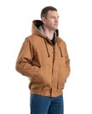 Berne Apparel FRHJ01T Tall Flame-Resistant Hooded  in Brown duck