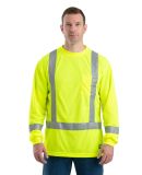 Berne Apparel  Berne Apparel HVK013 Hi-Vis Class 3 Performance Po in Yellow