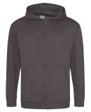 AWDis AWDis JHA050 Midweight College Full-Zip Hooded Swe in Charcoal
