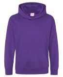 AWDis JHY001 Youth Hooded Sweatshirt in Purple