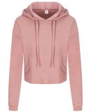 AWDis JHA016 Women's Girlie Cropped Hooded Fleece  in Dusty pink