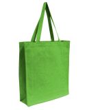 OAD Bags OAD100 Promotional Shopper Tote in Lime green
