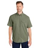 HUK  H150171 Tide Point Short Sleeve Shirt in Moss