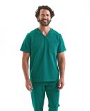 Onna NN200 Limitless V-Neck Stretch Scrub Top in Clean green