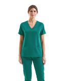 Onna NN310 Women's Invincible V-Neck Stretch Scrub in Clean green