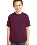 29B Jerzees Youth Heavyweight 50/50 Blend T-Shirt in Maroon