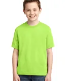 29B Jerzees Youth Heavyweight 50/50 Blend T-Shirt in Neon green