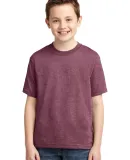 29B Jerzees Youth Heavyweight 50/50 Blend T-Shirt in Vintage heather maroon