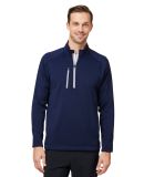 Zero Restriction L330 Quarter-Zip Pullover in Navy/ metallic silver
