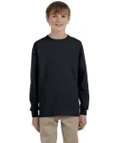 29BL Jerzees Youth Long-Sleeve Heavyweight 50/50 B in Black