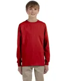 29BL Jerzees Youth Long-Sleeve Heavyweight 50/50 B in True red