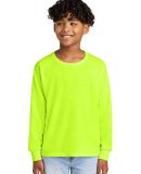 29BL Jerzees Youth Long-Sleeve Heavyweight 50/50 B in Safety green