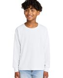 29BL Jerzees Youth Long-Sleeve Heavyweight 50/50 B in White