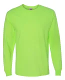 29LS Jerzees Adult Long-Sleeve Heavyweight 50/50 B Neon Green