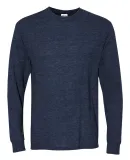 29LS Jerzees Adult Long-Sleeve Heavyweight 50/50 B Vintage Heather Navy