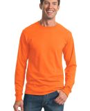 29LS Jerzees Adult Long-Sleeve Heavyweight 50/50 B in Safety orange
