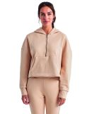 TriDri TD077 Women's Alice Half-Zip Hooded Sweatsh in Nude