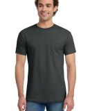29MP Jerzees Adult Heavyweight 50/50 Blend T-Shirt in Black heather