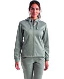 TriDri TD498 Womens Spun Dyed Full-Zip Hooded Swea in Grey melange