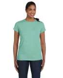 5680 Hanes® Ladies' Heavyweight T-Shirt Clean Mint