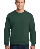 4662 Jerzees Adult Super Sweats® Crewneck Sweatsh in Forest green