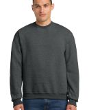 4662 Jerzees Adult Super Sweats® Crewneck Sweatsh in Black heather