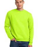 4662 Jerzees Adult Super Sweats® Crewneck Sweatsh in Safety green