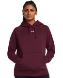 Under Armour 1379500 Women's Rival Fleece Hooded S in Maroon/ wht _609