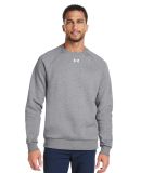 Under Armour 1379755 Rival Fleece Sweatshirt in Cs grey light heather/ white