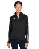 Under Armour 1383272 Women's Command Full-Zip in Black/ white_001
