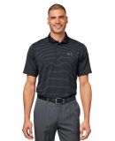 Under Armour 1377376 3.0 Striped Perf Polo in Black_001