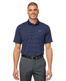 Under Armour 1377376 3.0 Striped Perf Polo in Midnight navy/ white