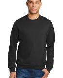 Jerzees 562 Adult NuBlend Crewneck Sweatshirt in Black