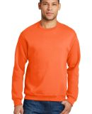 Jerzees 562 Adult NuBlend Crewneck Sweatshirt in Safety orange