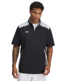 Under Armour 1389612 Motivate 3.0 Short Sleeve Hal in Black/ m g/ white