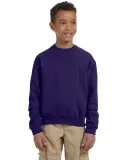 562B Jerzees Youth NuBlend® Crewneck 50/50 Sweats in Deep purple