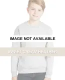 562B Jerzees Youth NuBlend® Crewneck 50/50 Sweats Sweet Cream Heather