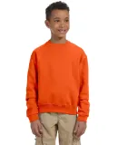 562B Jerzees Youth NuBlend® Crewneck 50/50 Sweats in Safety orange