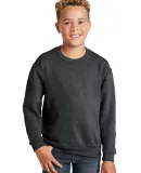 562B Jerzees Youth NuBlend® Crewneck 50/50 Sweats in Black heather