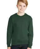 562B Jerzees Youth NuBlend® Crewneck 50/50 Sweats in Forest green